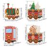 24pcs Advent Calendar Gift Boxes Festive Reindeer Designs Xmas Decorations & Accessories Elves Table Decor