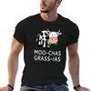 Moo-chas Grass-ias (Muchas Gracias) T-Shirt T Shirts Cotton 100% T Shirt Man Cotton T Shirts Fo