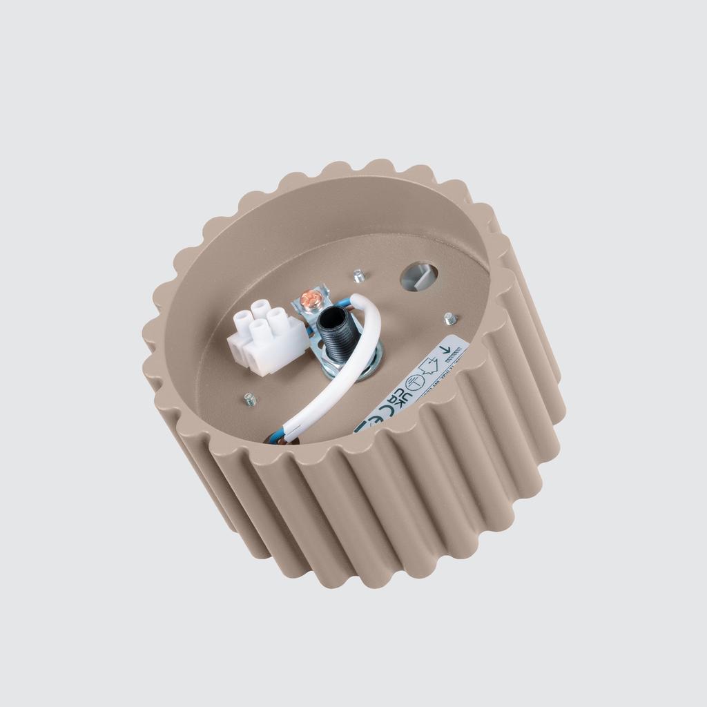 Plafon Aura 1 Gx53 Taupe Alu Sollux Sl.1817