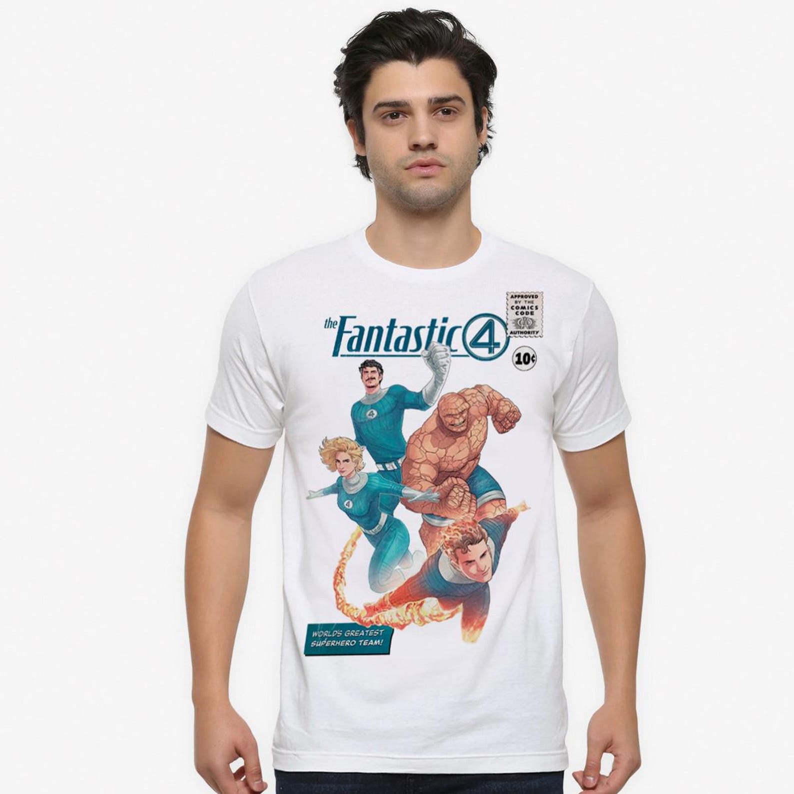 Fantastic Four First Steps T-Shirt, Men s and Women s Sizes (FFF-217579) 4XL