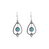 European and American retro bohemian ethnic style earrings, design sense, personality, niche design fringed earrings