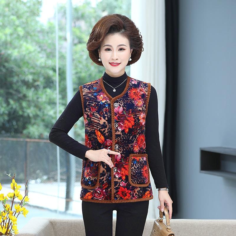 Women's clothing autumn and winter new velvet thickened vest thermal vest wear vest jacket