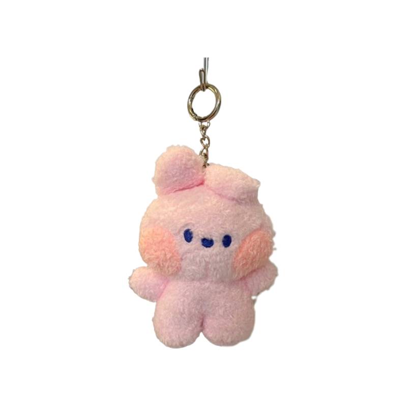 Mini Cartoon Bts Plush Doll Keychain Pendant Decoration Multiple Styles Kid Gift