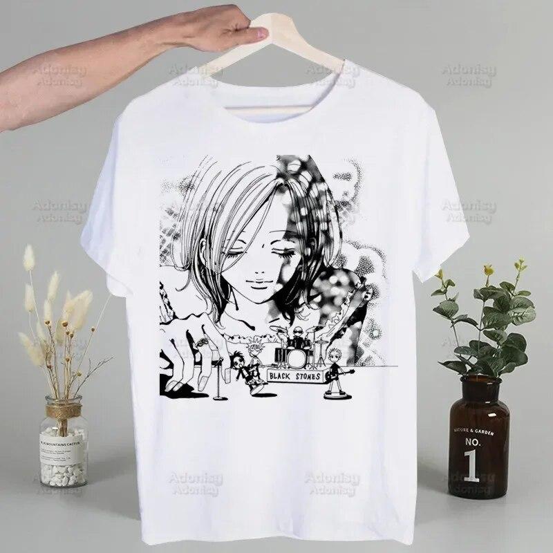 Nana Anime Black Stones NANA Osaki Vintage T Shirts Print O