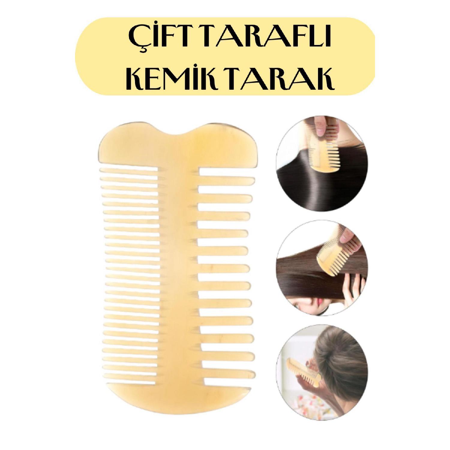 

Aries Horn Bone Comb Is Useful And Easy To Carry Hand Craftsmanship білий