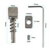 1Set Surfboard non twisting stainless steel spring screw washer paddle board fixing hydrofoil slot tool