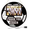 Qunclay Sports Signable Picture Frame with Pen Thanks Coach Gift from Team Fits 4 X 6 Inches Photos Wooden Picture Frame Graduation Coaches