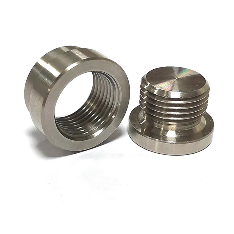 M18x1.5 SS304 Stainless Steel O2 Sensor Bung Plug Kit for Exhaust Welding Lambda Sensor Nut and Hex Cap Universal Fit