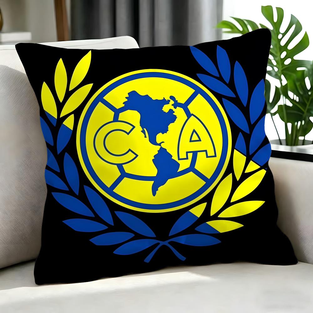 Sport F-Football Club America Cushion Cover Cushion Cover Set 4Pcs 50x50 45x45 40x40 Pillowcase Decorative Sofa Home Decor