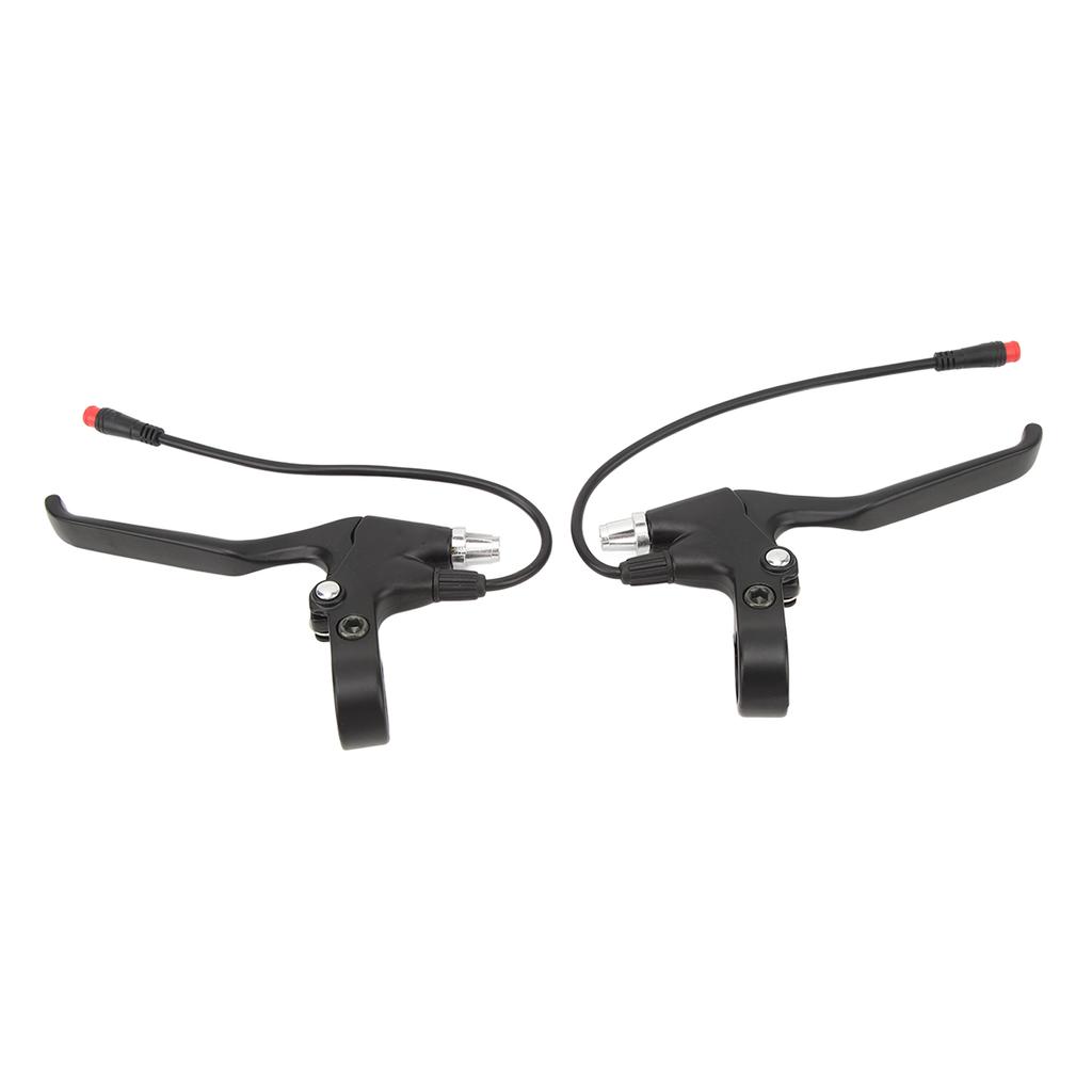 1 Pair Brake Lever Waterproof 2 Pin Electric Scooter Handlebar Brake Lever Aluminum Alloy Scooter Brake Handle