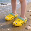 Soft Sole Sandals for Little Feet 1 Pair Kids Summer Sandals, Cartoon EVA Clogs Toddlers Boys Girls, Non Slip Backyard Adventures Lightweight