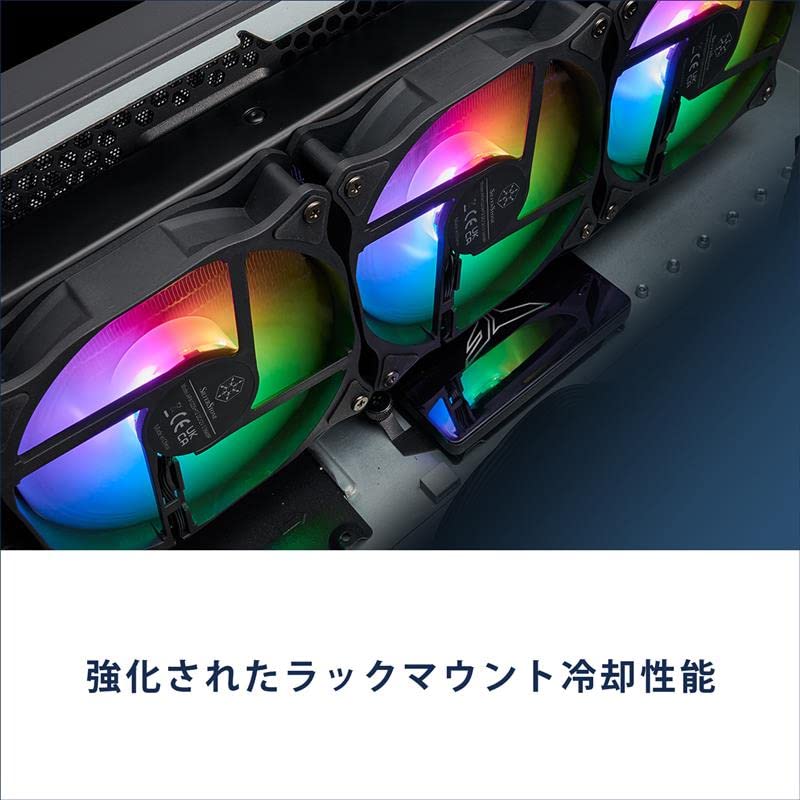 Obudowa SilverStone do montażu w szafie typu rack, montaż pionowy, możliwość montażu 4U, autoryzowany dystrybutor, SST-RM44, zgodny z SSI-EEB, [Produkt krajowy]