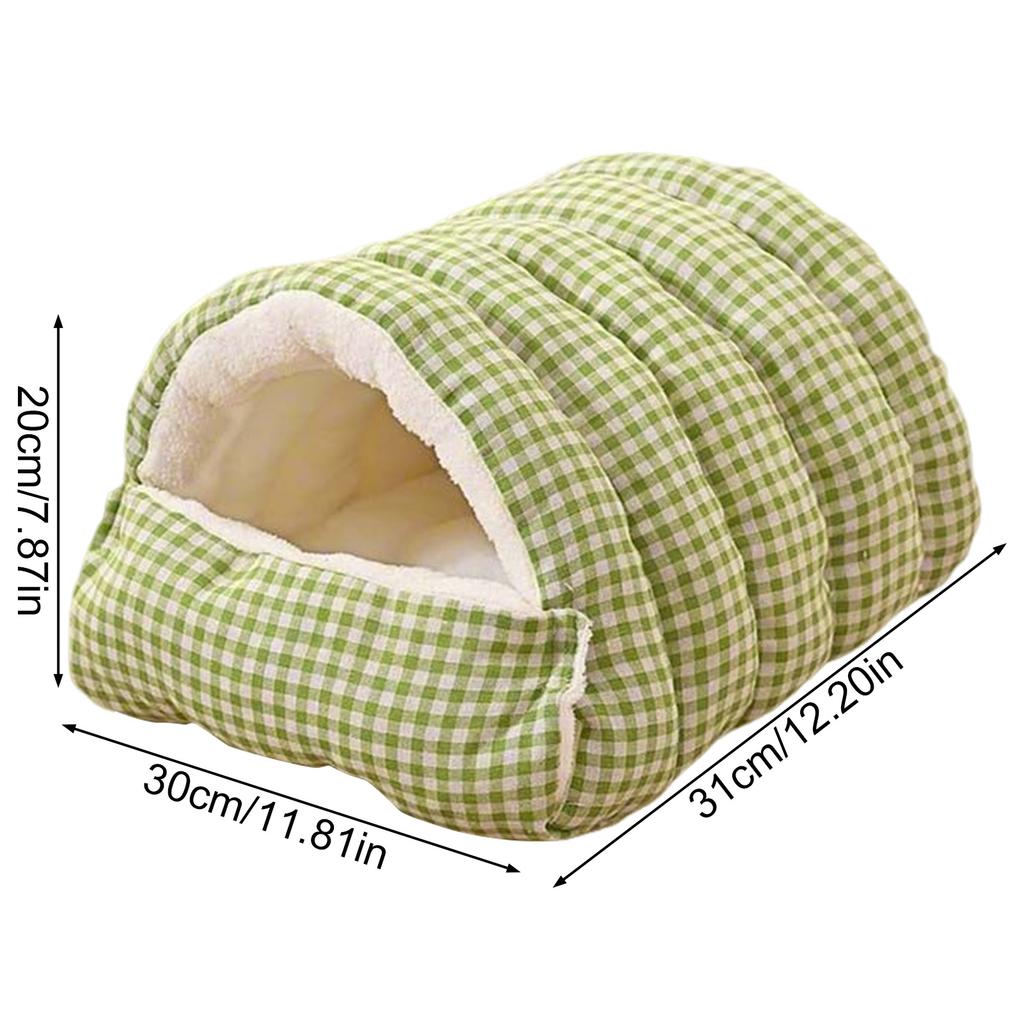 Căsuță Paturi Animale de Companie Pluș Moale Închisă Lavabilă Pat Animale de Companie Fund Îngroșat Termic Cald Confortabil Cuib Animale de Companie Pentru Câini Mici Medii Pisici