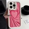 Phone Cover Case for iPhone 17 Pro Max 11 15 Plus 13 17e 12 Pro 14 Air 16 Pink Simple Heart