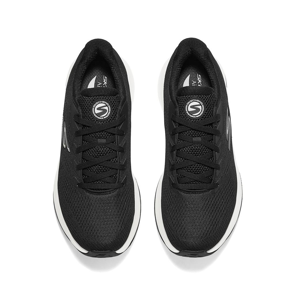 Skechers Go Walk Distance Walker Pohodlné Šetrné k pokožce Módní Jednoduché Nízké Běžecké boty Pánské tenisky Černá 216528BKW