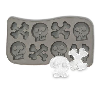 Mold and Tray for Ice Cubes and Chocolate Skeleton and Bones