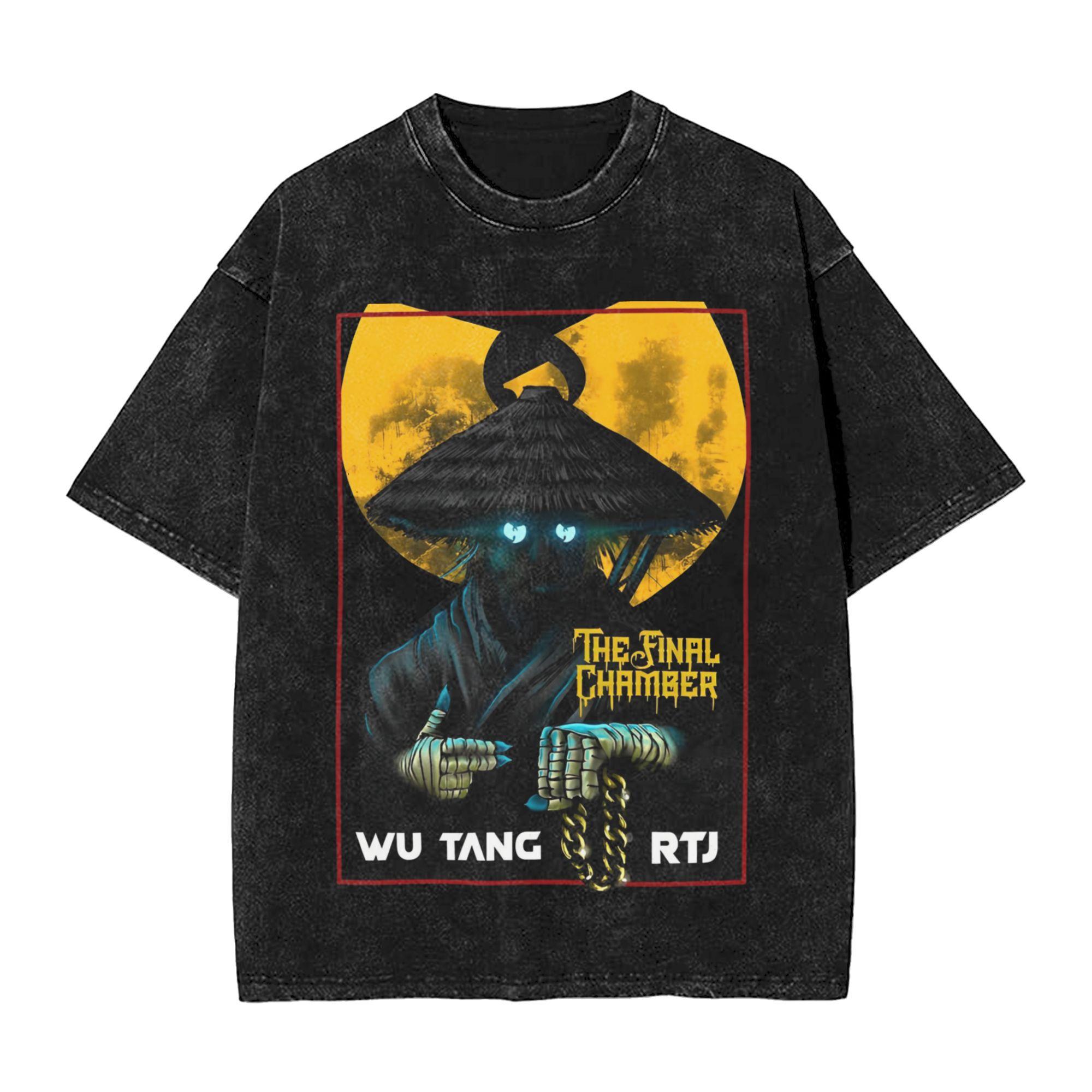 

Кінцева Палата Клан Ву T–tangs Назавжди Тур Футболки Чоловічі Бавовняна Футболка Круглий Виріз Футболка Короткий Рукав Одяг S