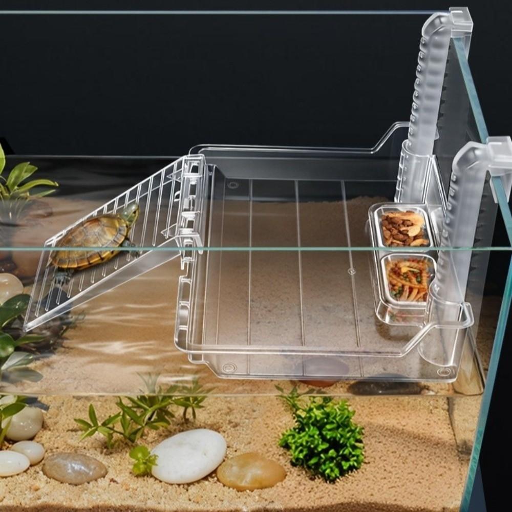 Climbing Ladder Reptile Basking Platform Hanging Turtle Tank Platform Tortoise Enclosures