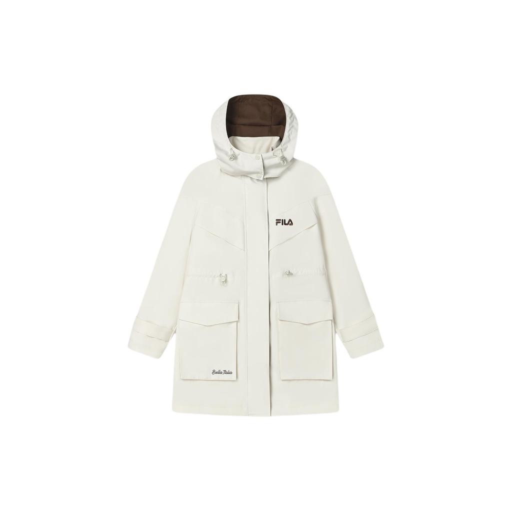 New FILA Jackets Coats Women's Oriental White F11W419701F-WT