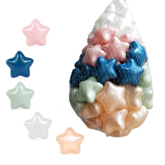 

100 шт. / Набор мячей питболы Забавные декоративные мягкие закругленные края Дизайн Детские мячи Игрушечные принадлежности для бассейна