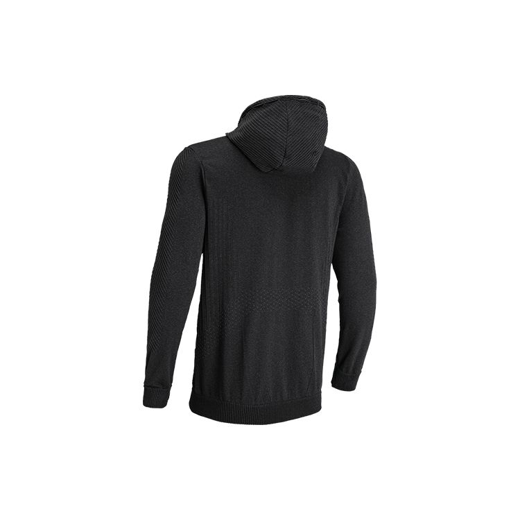 Under Armour Rush Series Seamless Training Loose Fit Hoodie Jacket Men jackets Black 1366258-001
