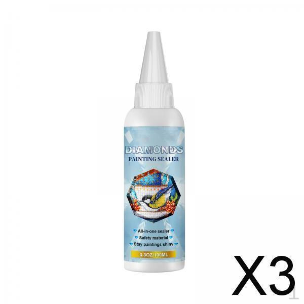 

3x Diamond Drawing Sealer 5D Glue for DIY Craft Puzzles