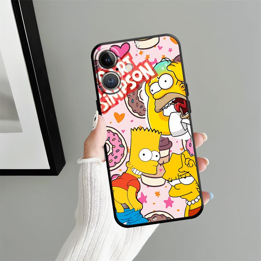 Funda Phone Cover Case for iPhone SE 14 7 8 13 Mini 15 Plus X XS XR 11 17 16 Pro Max 12 17Air The S-simpsons