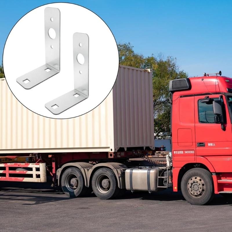 31BC Trailer Tail Light Mounts L Stainless Steel Brackets Suitable for Most Marine Trailers Tail Light Bracket