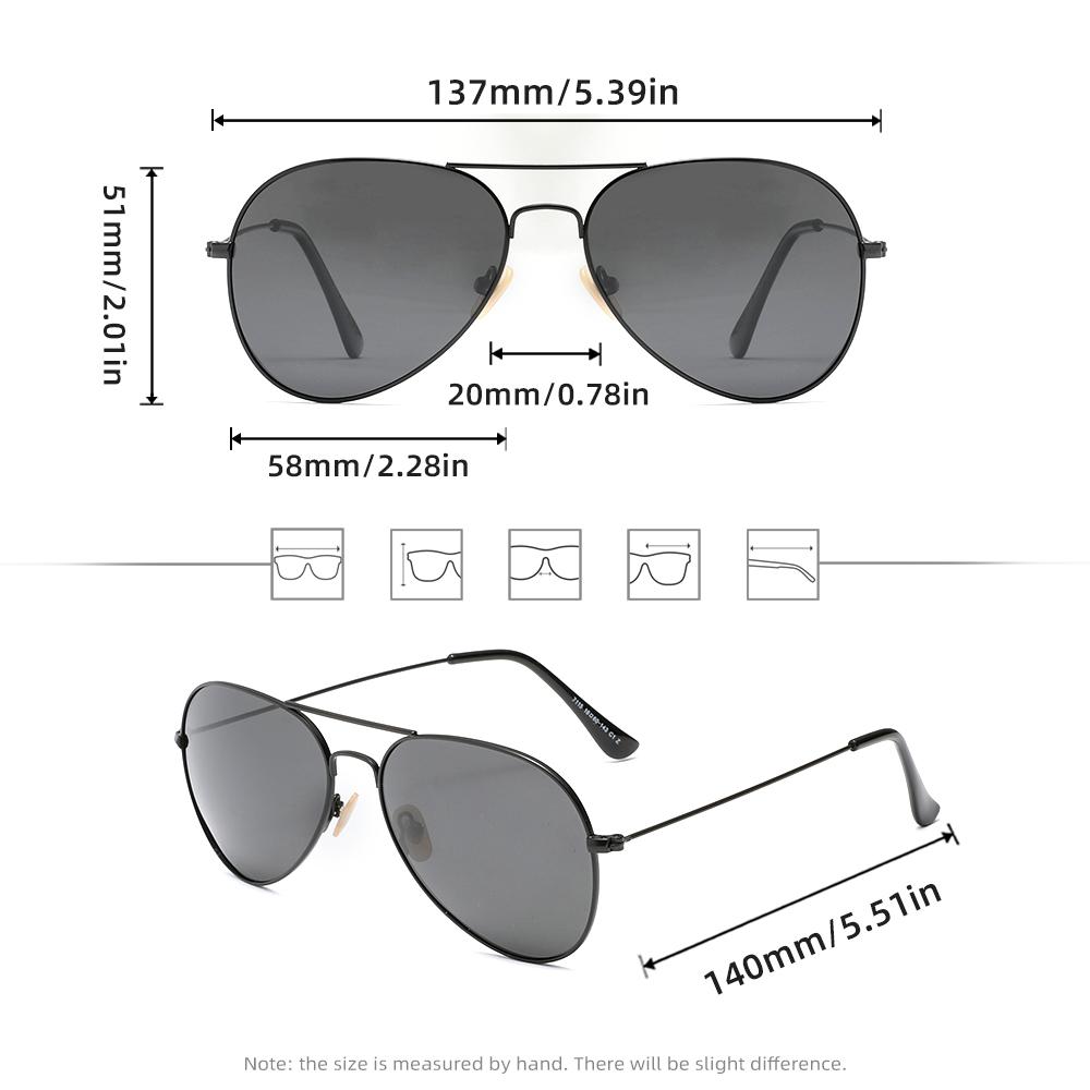 WIMN Lightweight Wayfarer Sunglasses Polarized UV400