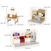 City Street Series Building Blocks Accessories Rail Transit Train Signal Light Railings Brick Toilet Flower Bed Phone Box Toy