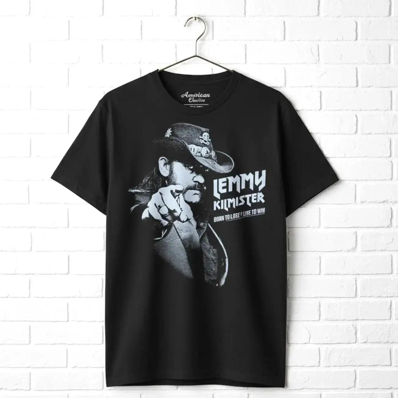 Lemmy Kilmister Live To Win Men s T Shirt XXXXL