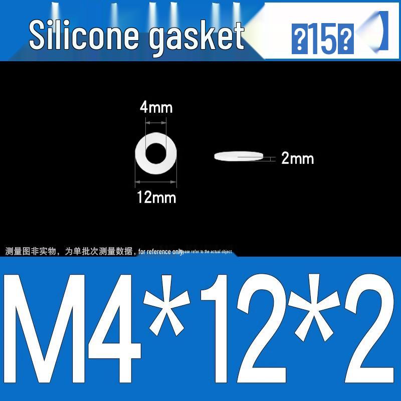 Silicone High-Temp Waterproof Gasket & Shock Absorbing Seal Pad