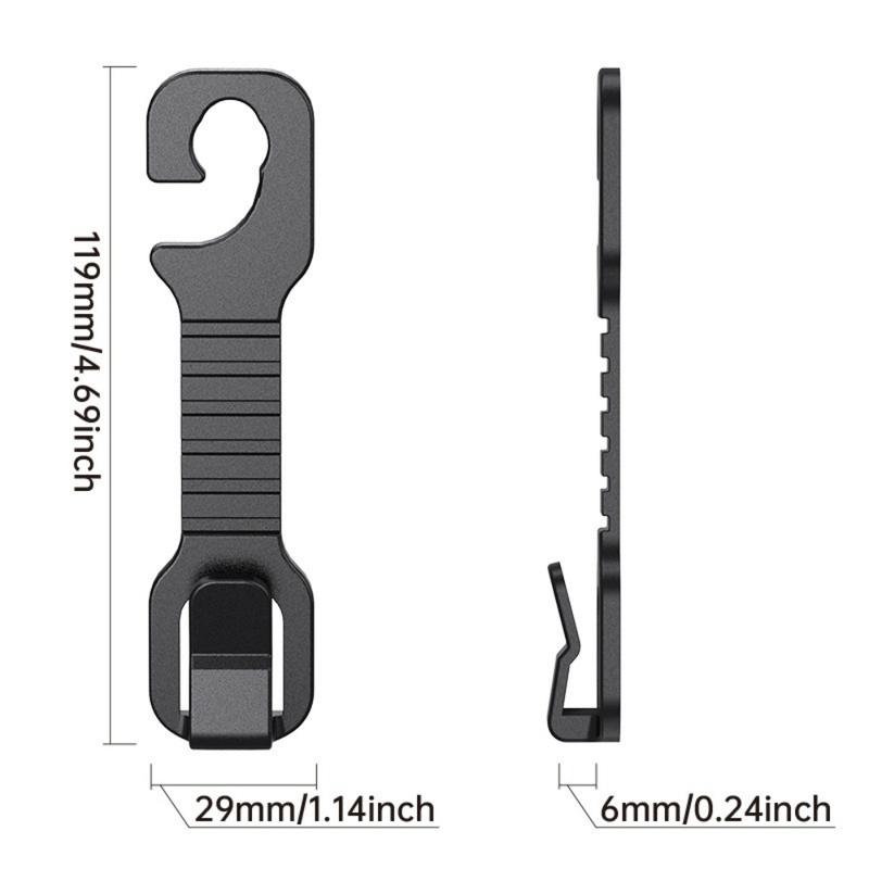 4Pcs Car Creative Multi-Functional Seat Back Hook for Hanging Bags, Umbrellas, Drinks, and Other Items