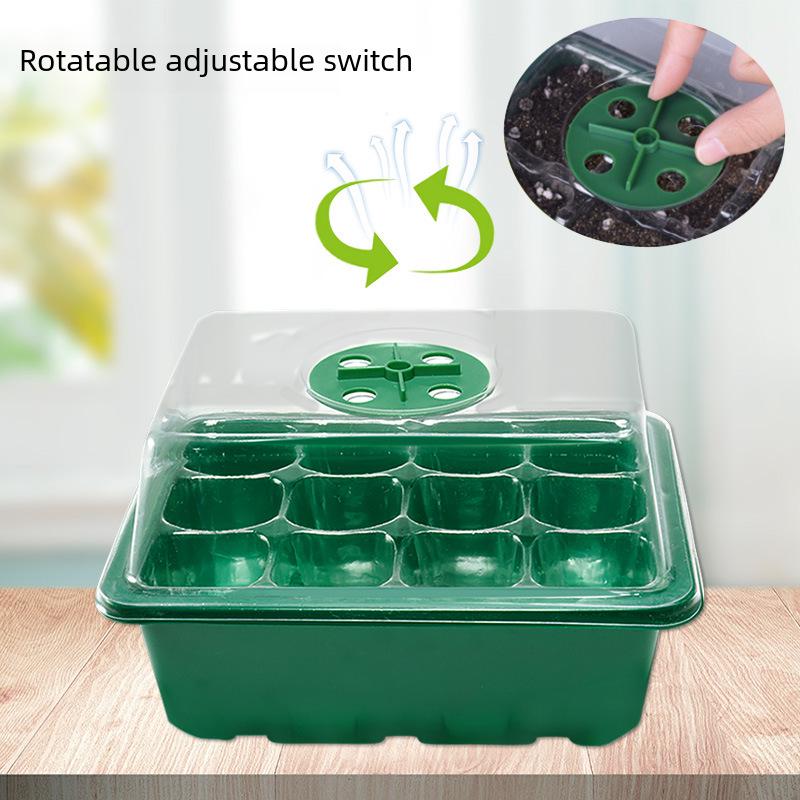 Three-Piece Breathable Seedling Box for Gardening and Transplanting