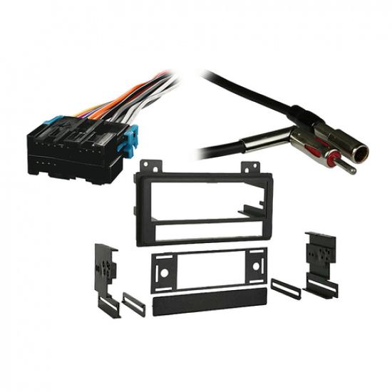 

Fits GMC S-15/Sonoma 1994-1997 SDIN Aftermarket Harness Radio tall Dash Kit