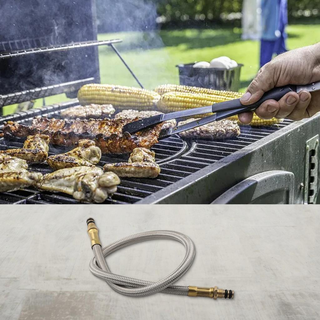 Compact and Flexible Gas Tank Extension Tube Perfect for Camping Stoves 50cm