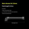 Aquarium Rain Spray Bar Outflow Pipe Transparent Acrylic Rain Shower Outlet Tube Kit Fish Tank External Filter Accessries