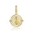 [FANCIME] X Harry Potter Official Collaboration Time Turner Charm Necklace, Silver, Harry Potter, Halloween, Christmas Gift