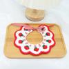 Pet Supplies Autumn Winter Bib Strawberry Pattern Pet Collar Wool Hand-knitted Cat Scarf Decoration Cat Accessories Pet Items