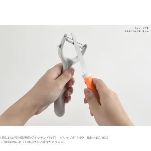 Takagi Diamond Sharpener, Flat, 165mm, for Knives, Cutlery, Tools, Scissors, Gardening Shears, Sickles, Peelers, etc. Features a non-slip, easy-to-gri