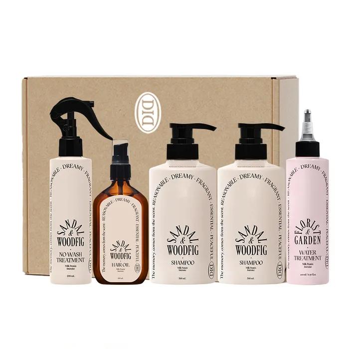 Coffret Cadeau Soin Capillaire Protéine de Lait 4 pièces