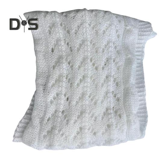 

Вязаный шарф с косами и рукавами, однотонный ажурный узор для вязания крючком, женский шарф-шаль, свитер в стиле бохо