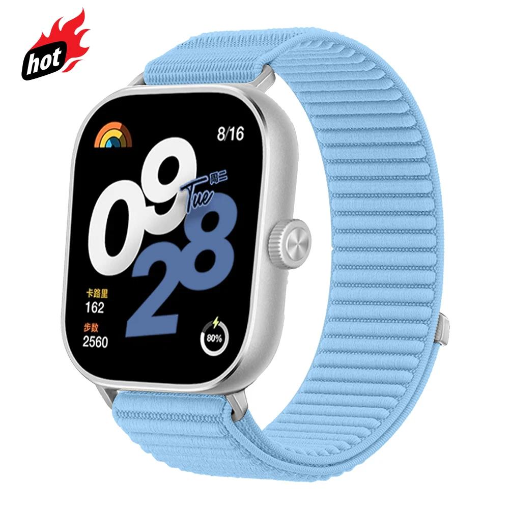 Bracelet en nylon pour Redmi Watch 5 4 Sports Bracelet de remplacement élastique Bracelet de poignet Correa pour Xiaomi Mi Band 8 Pro/9 Pro Accessoires