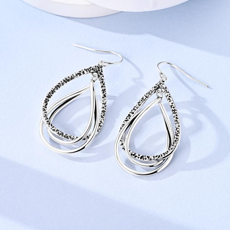 

925 Sterling Silver Shining Retro Patterns Earrings for Women Girl Ear Studs Fine Jewelry Fashion Luxury Anniversary