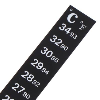 Lot de 5 thermomètres autocollants autocollants pour outils de mesure de température numériques