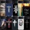 God Jesus Pray Case for Samsung Galaxy Z Flip 6 Flip 5 4 3 5G Black Cell Phone Cover Samsung Z Flip 5 5G Luxury PC Shell Coqu