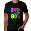 I Love The 80s Clothes for Women and Men Party Funny T-Shirt Shirts Graphic Sports Fans Quick-drying Men's Cotton T-shirt