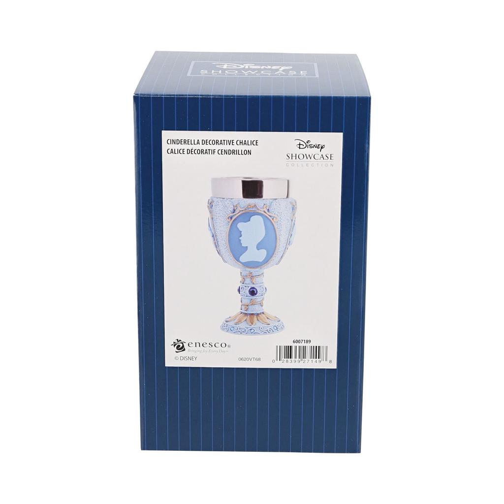 Enesco Disney Showcase Cinderella Castle Goblet Cup Decorative Multicolor Chalice, 7.09 Inch,