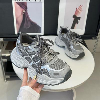 Niche Retro Leather Shoes Women's Autumn and Winter New Thick-soled Heightened Feet Small Sports Casual Shoes