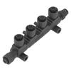 4 Port 5 Channel Multiport T Connector Black 010‑11078‑01 for NMEA 2000 Network Boat Marine Converter Collecter